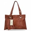 Torebka Damska Shopper Bag firmy Herisson Brązowa